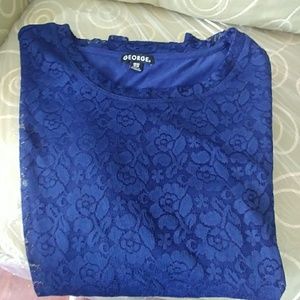 Lace t-shirt by George 16-18